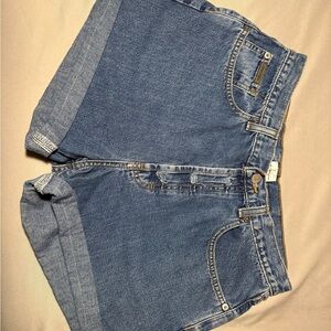 Calvin Klein Jeans Blue Denim Women's Shorts